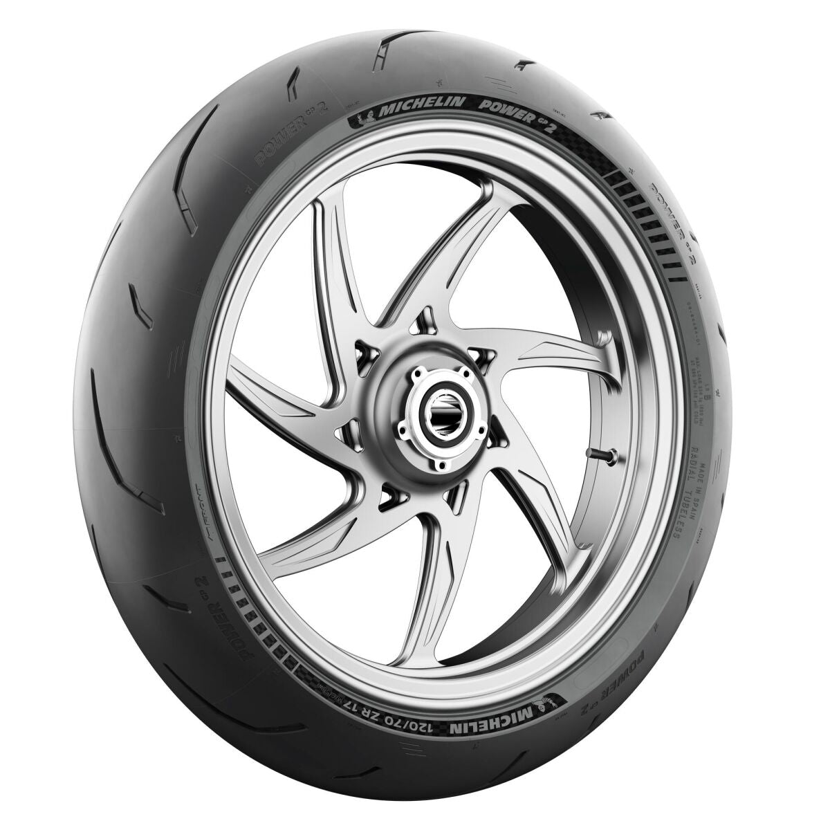 Michelin Pow Gp2 F 120/70 Zr17 (58 W) Tl Front Tire Michelin
