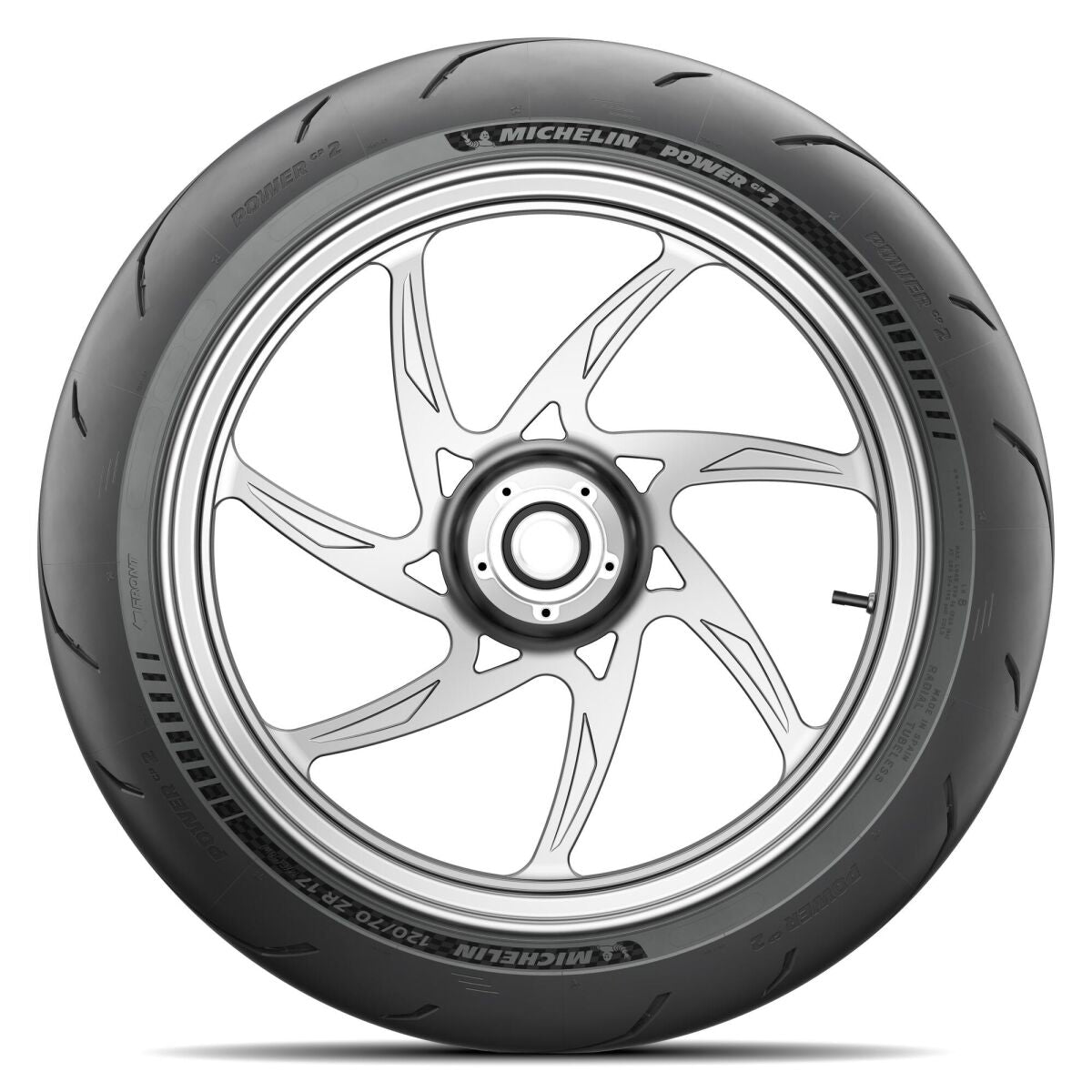 Michelin Pow Gp2 F 120/70 Zr17 (58 W) Tl Front Tire Michelin