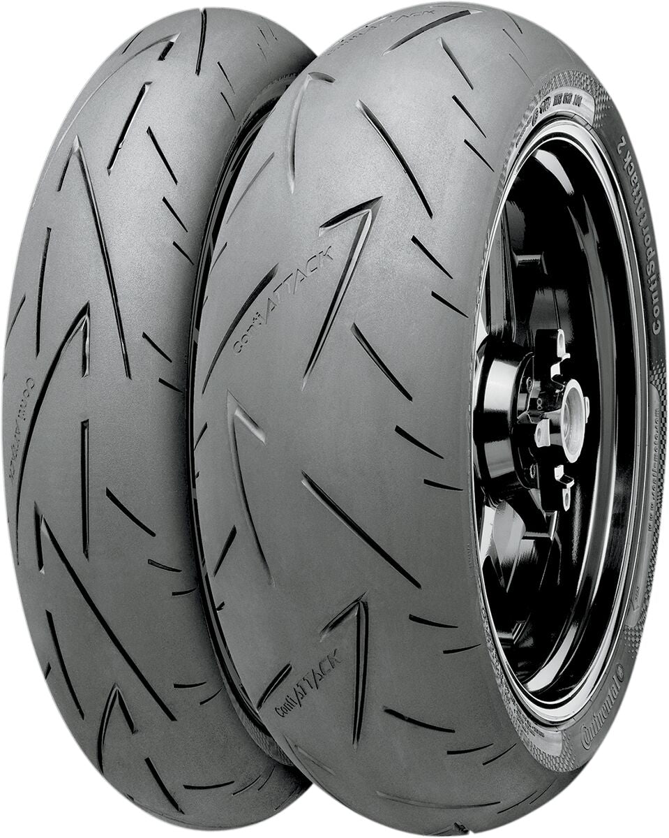 Continental Tire Conti Sport Attack 2 Rear 160/60 Zr17 (69 W) Tl Rear Tire Continental