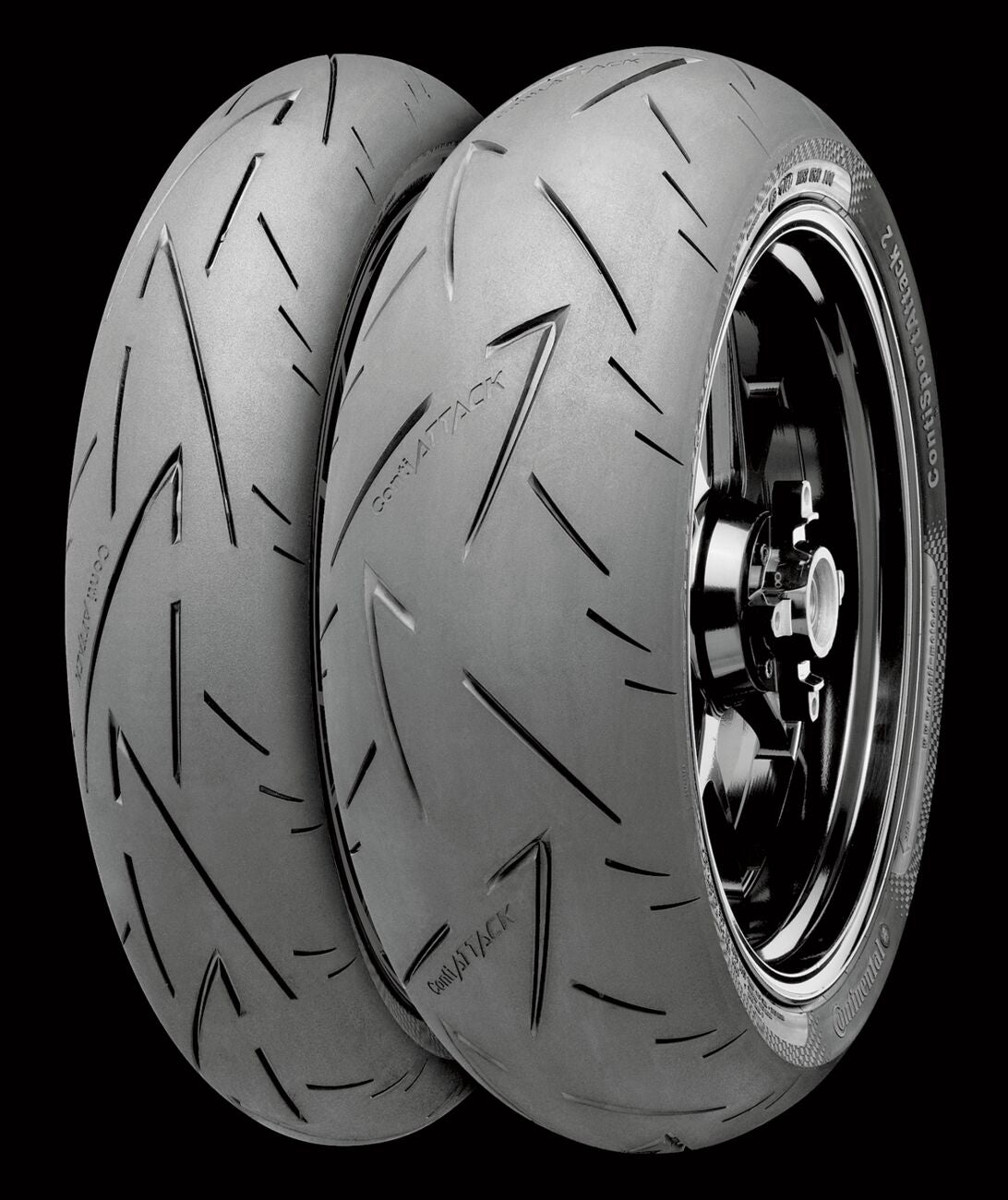 Continental Tire Conti Sport Attack 2 Rear 190/50 Zr17 (73 W) Tl Rear Tire Continental