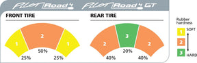 Michelin Tire Pilot Road 4 Gt Rear 190/55 Zr17 (75 W) Tl Rear Tire Michelin