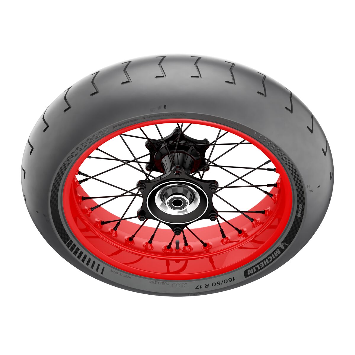 Michelin Tire Power Supermoto C Rear 160/60 R17 Tl Nhs Rear Tire Michelin