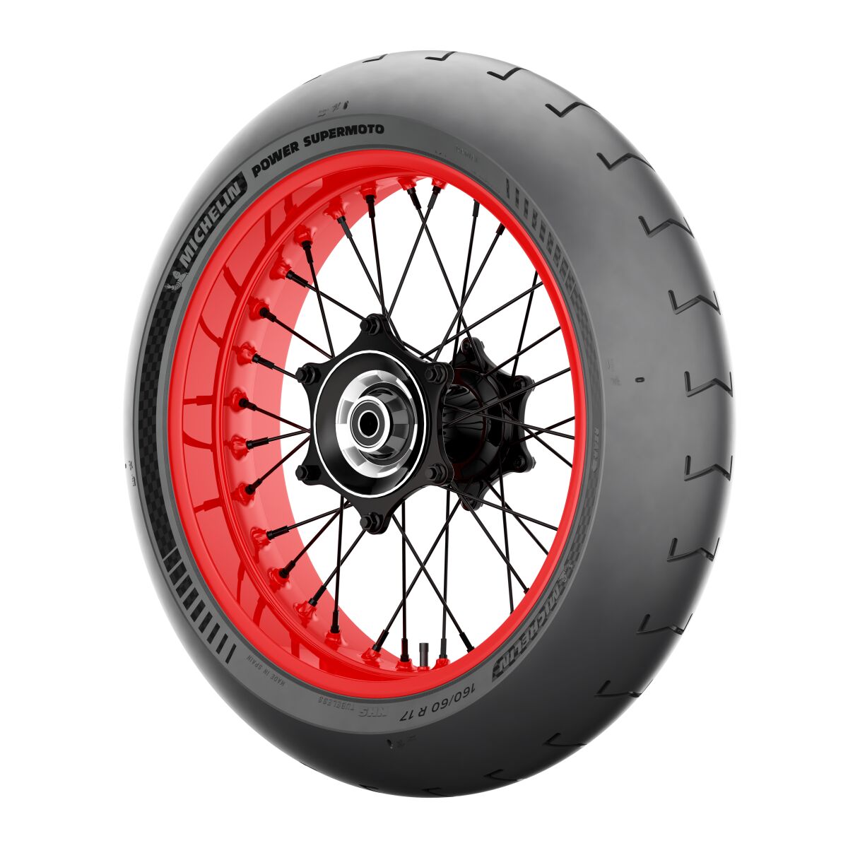 Michelin Tire Power Supermoto C Rear 160/60 R17 Tl Nhs Rear Tire Michelin
