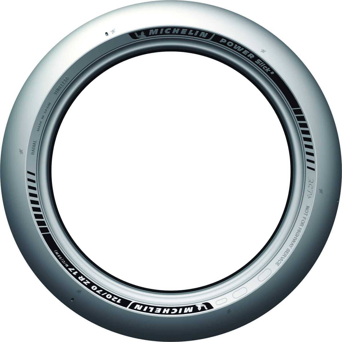 Michelin Powsli2 190/55 Zr17 (75 W) Rear Tire Michelin