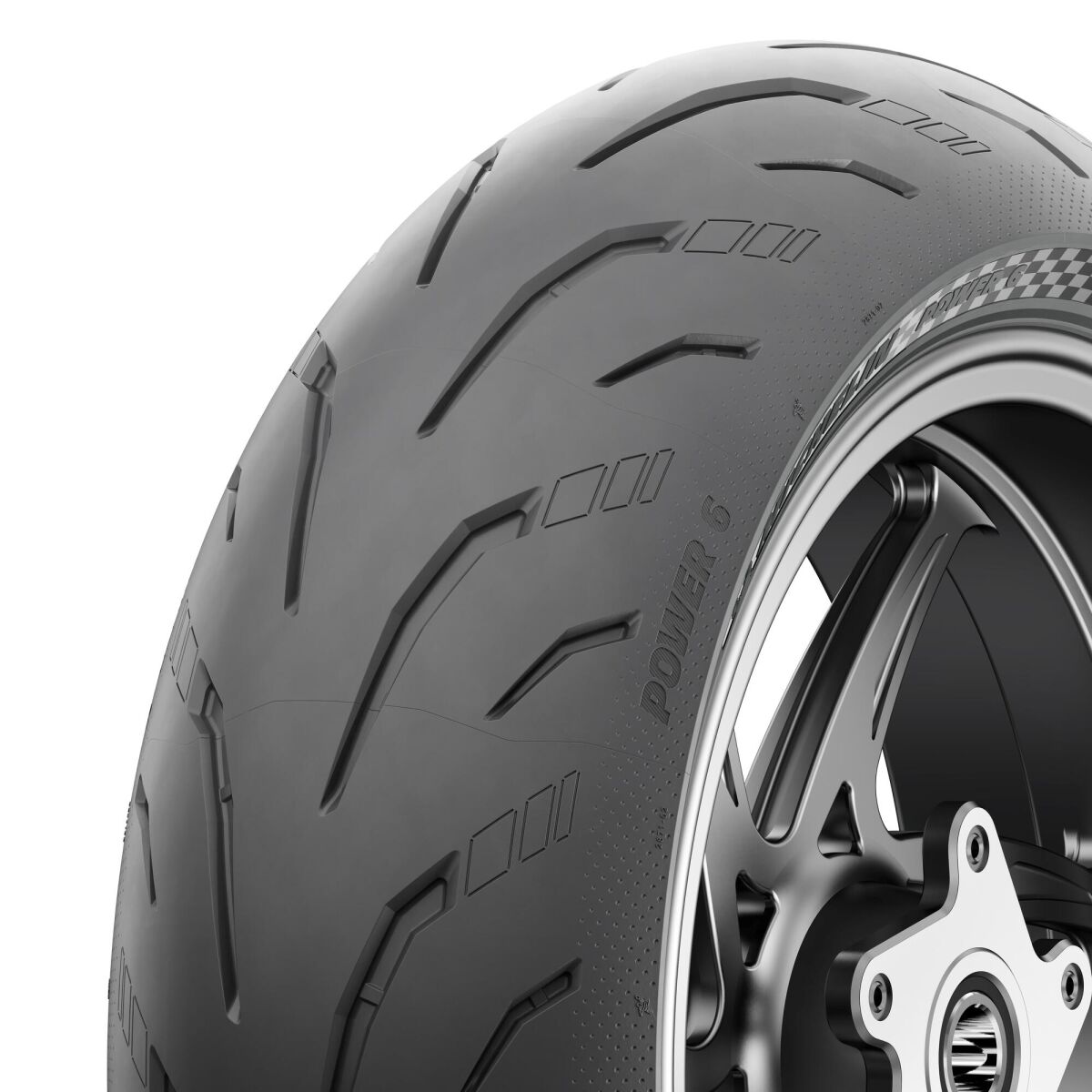 Michelin Pow6 R 200/55 Zr17 (78 W) Tl Rear Tire Michelin