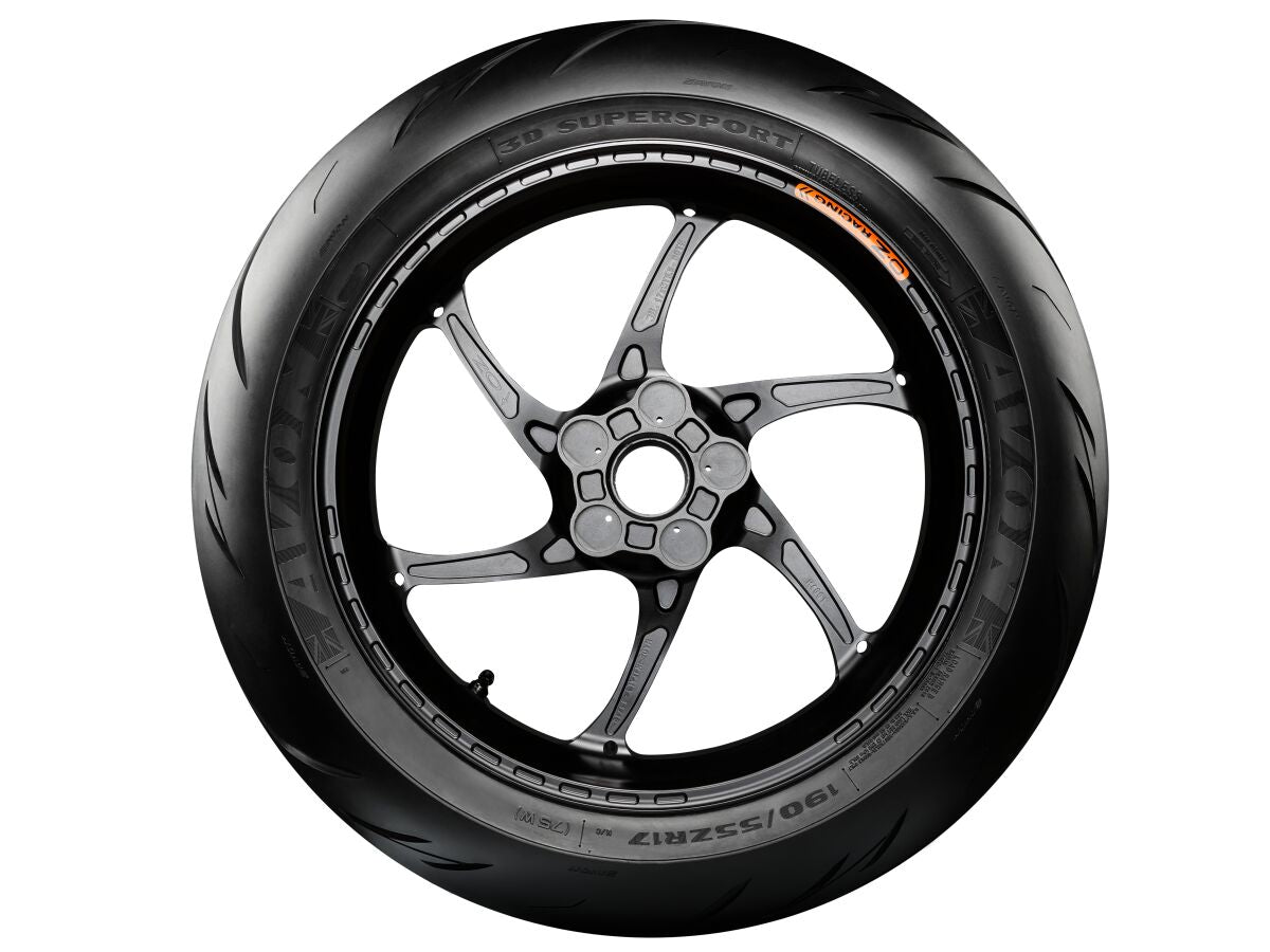 Avon 3 D Supersport 180/55 Zr 17 M/C Rear Tire Avon