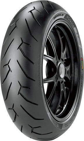 Pirelli Tire Diablo Rosso Ii Rear 180/55 Zr 17 (73 W) Tl Rear Tire Pirelli