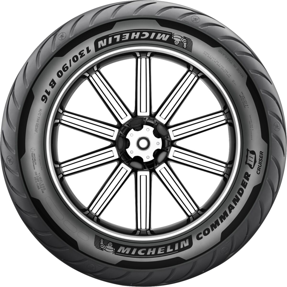 Michelin Cmdr3 Crsr 110/90 B19 62 H Front Tire Michelin