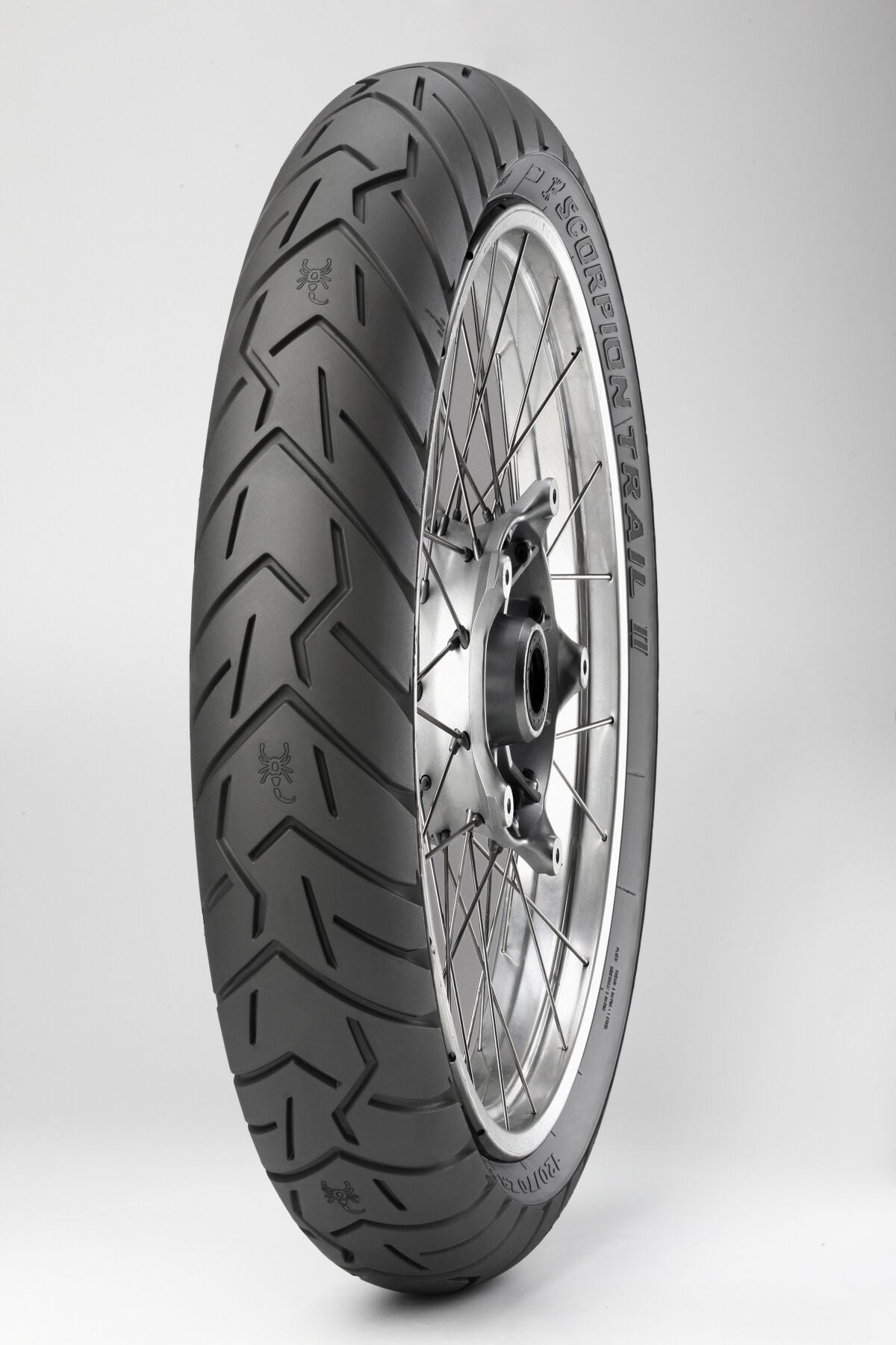 Pirelli Tire Scorpion Trail Ii Front 120/70 Zr 19 60 W Tl Rear Tire Pirelli