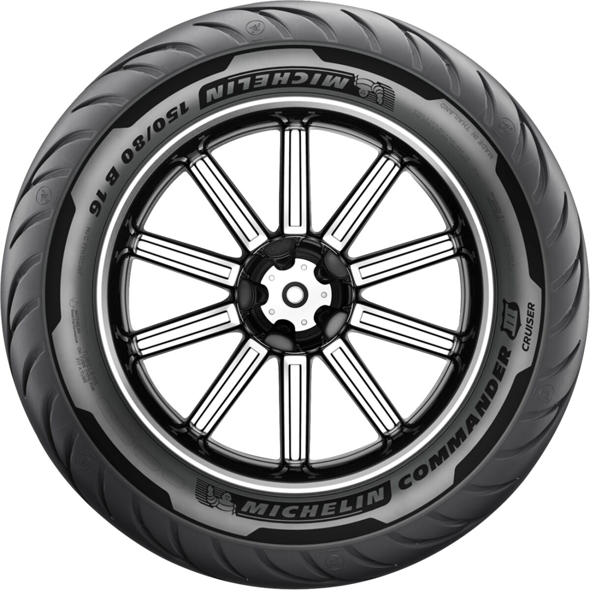 Michelin Cmdr3 Crsr 170/80 B15 77 H Rear Tire Michelin