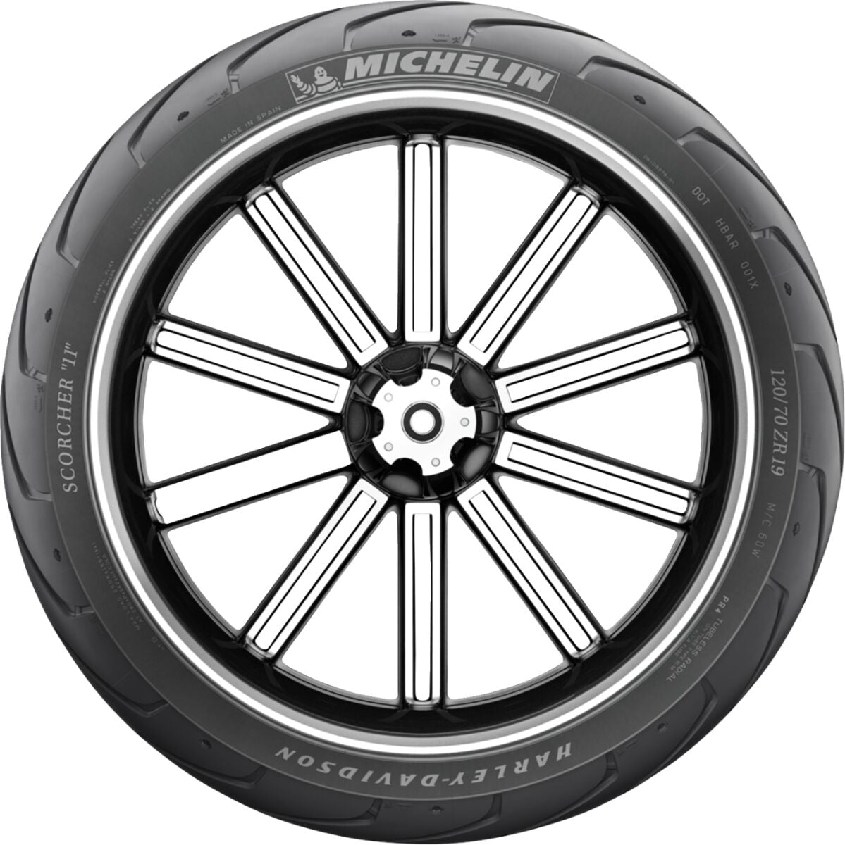 Michelin Scorcher 11 Front 100/80 17 52 H Tl Front Tire Michelin