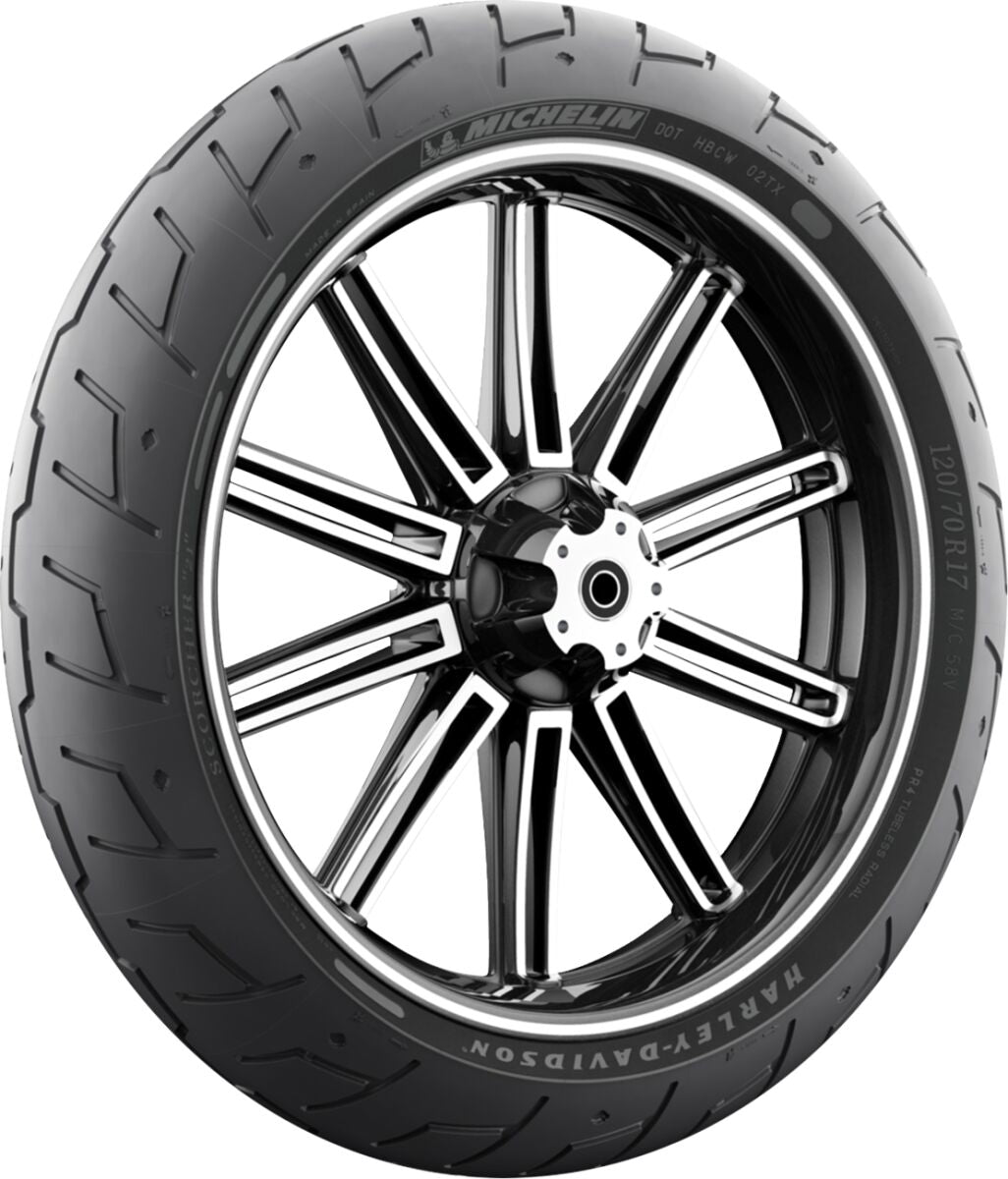 Michelin Tire Scorcher 21 Front 120/70 R17 58 V Tl Front Tire Michelin
