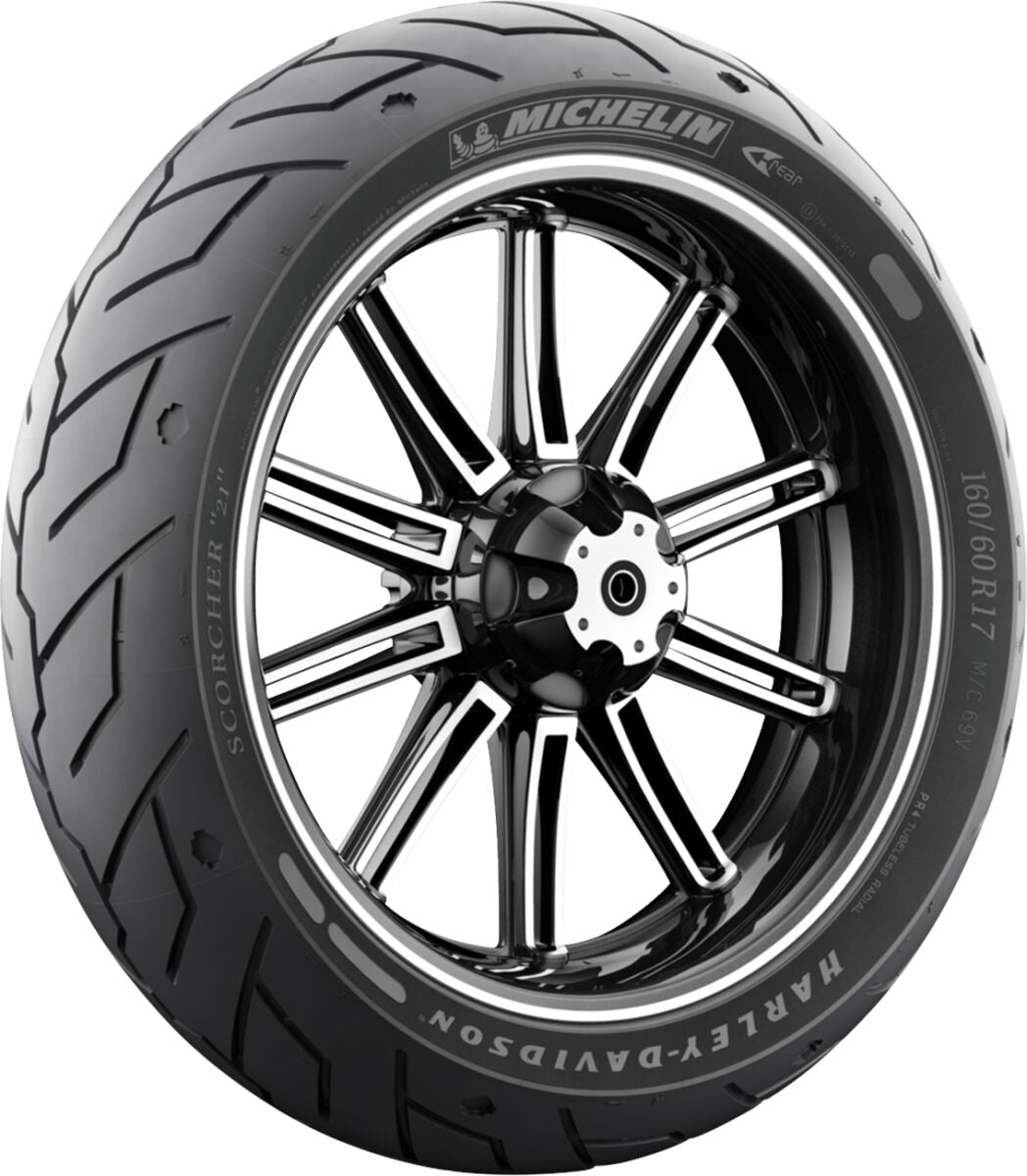 Michelin Tire Scorcher 21 Rear 160/60 R17 69 V Tl Rear Tire Michelin