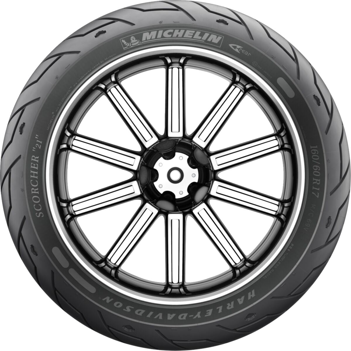 Michelin Tire Scorcher 21 Rear 160/60 R17 69 V Tl Rear Tire Michelin