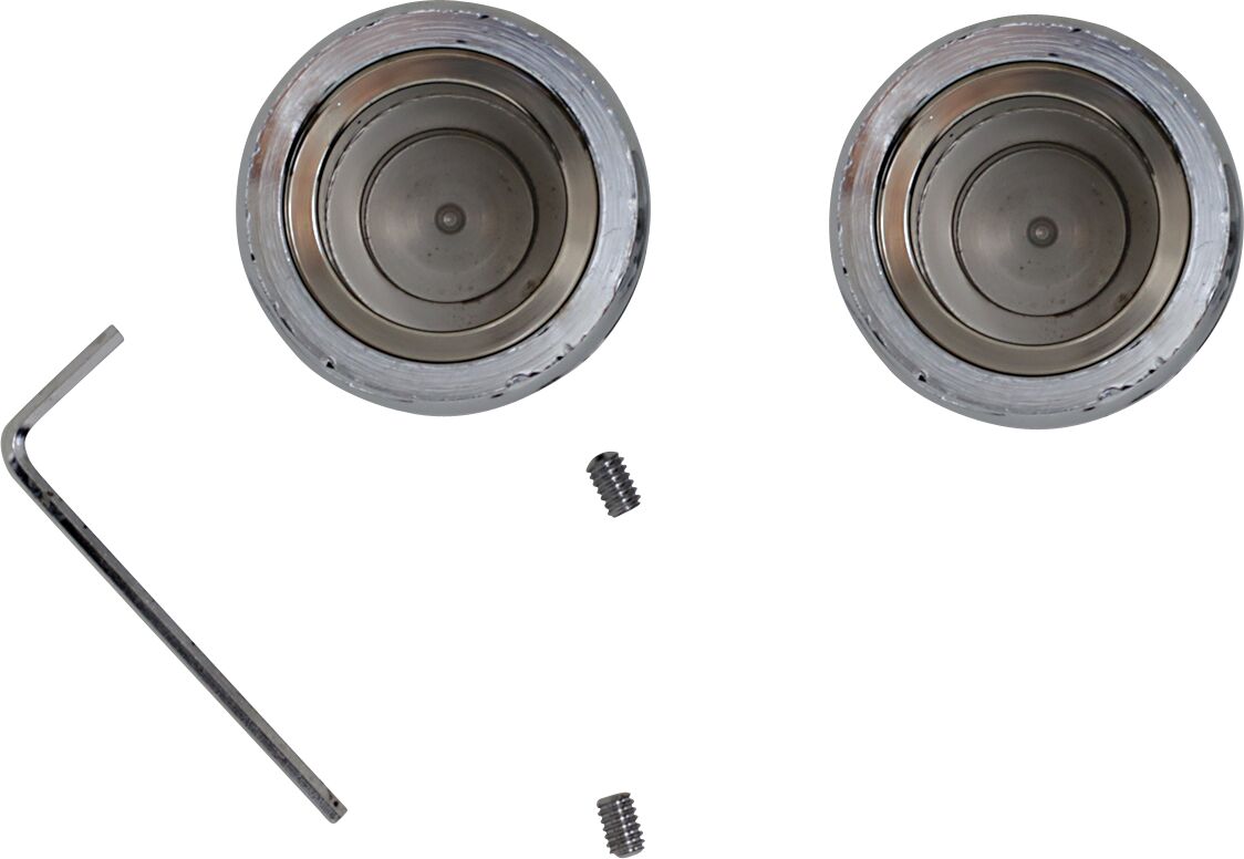Drag Specialties Axle Cap Front Chrome Wheel Axles Drag Specialties