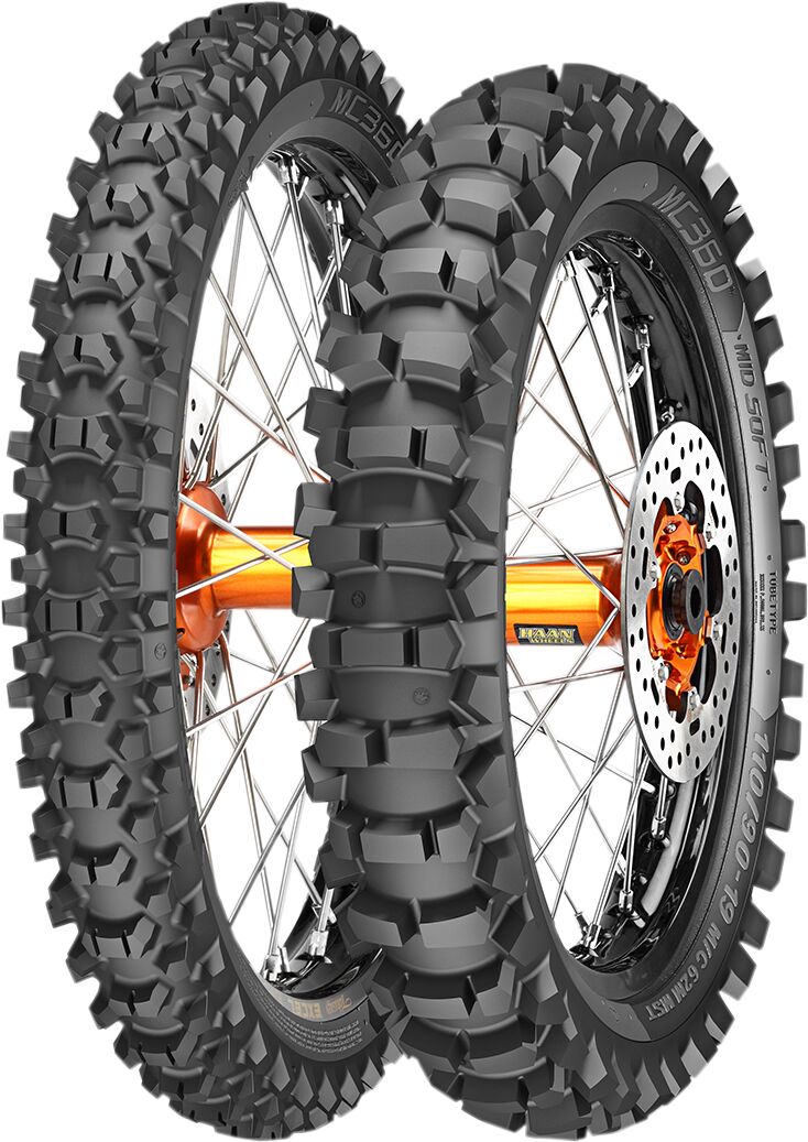 Metzeler Mc360 Ms 100/90 19 57 M Tt Rear Tire Metzeler
