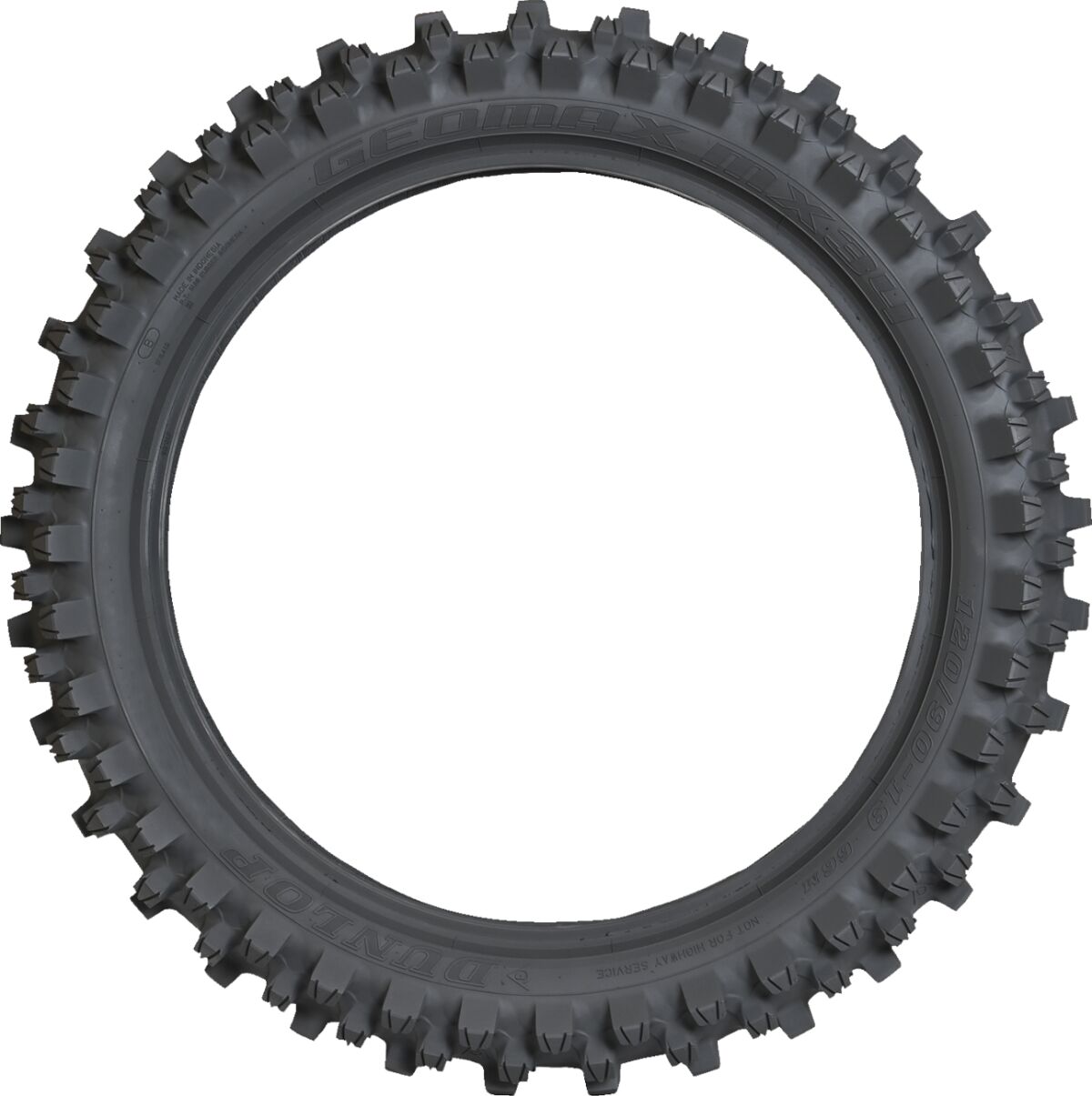 Dunlop Tire Mx34 100/90 19 Rear Tire Dunlop