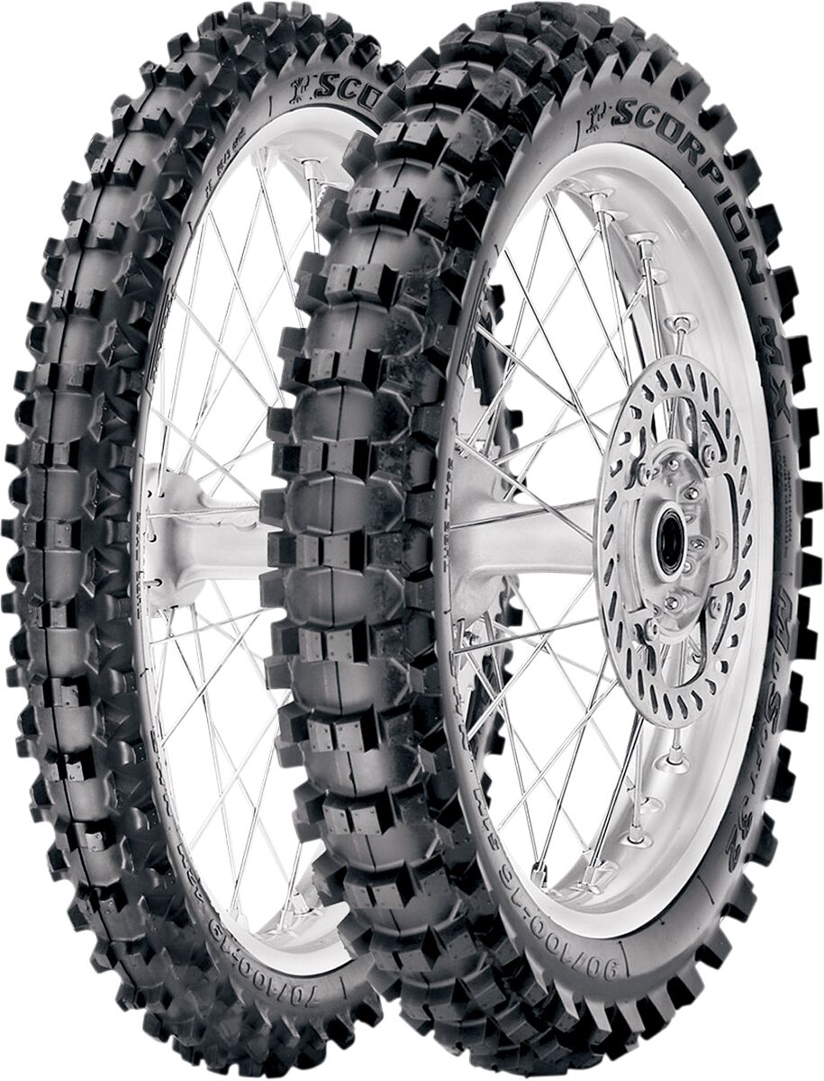 Pirelli Scor Mx32 Midsoft 90/100 16 Nh Rear Tire Pirelli