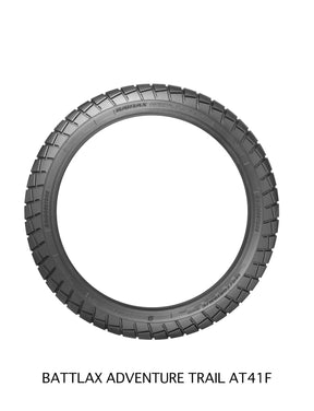 Bridgestone At41 F 110/80 R19 59 Vtl Front Tire Bridgestone