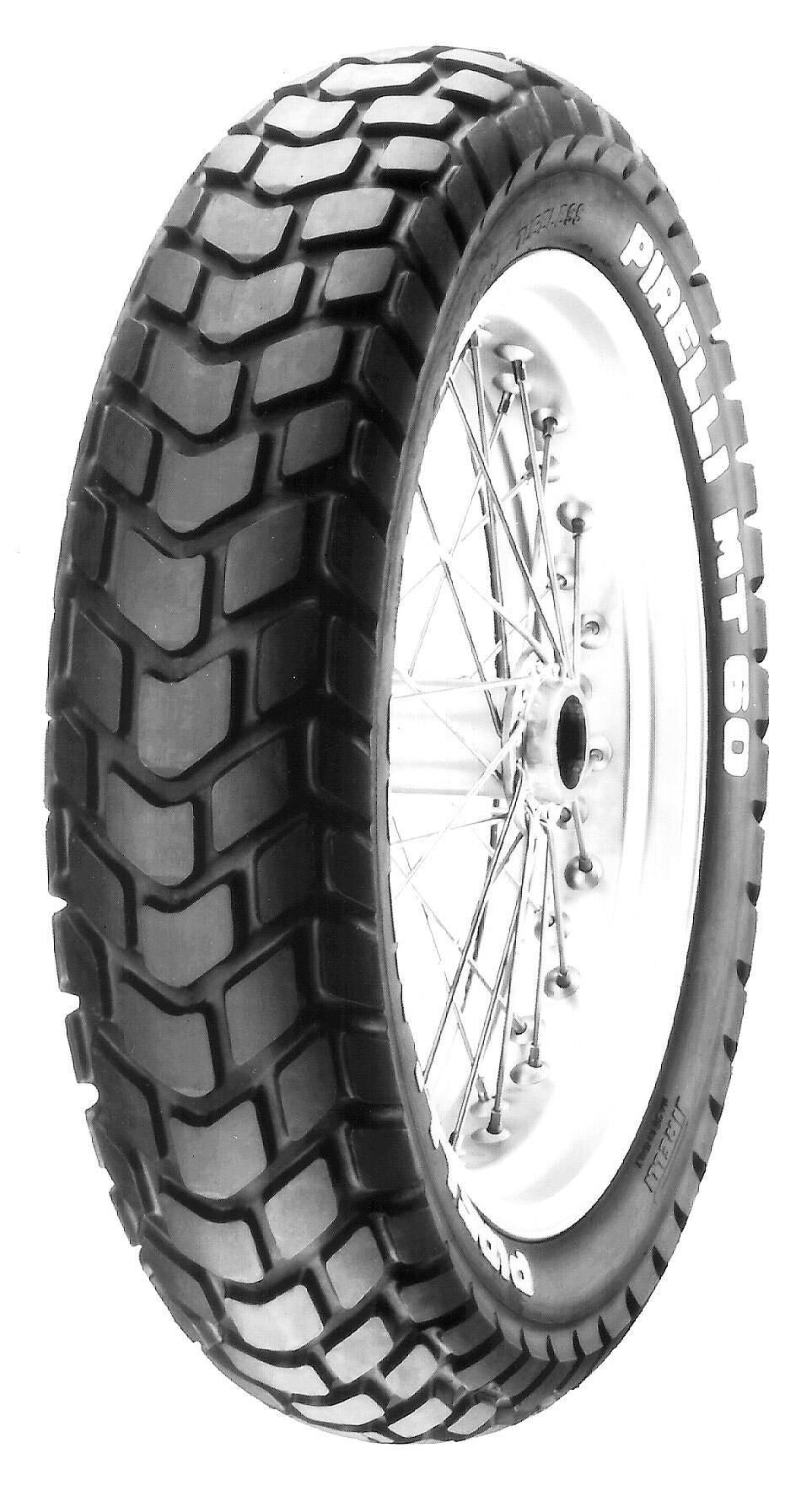 Pirelli Tire Mt 60 Rear 110/90 17 60 P Tt Rear Tire Pirelli