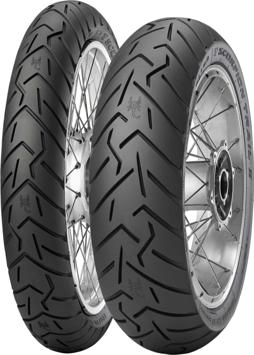 Pirelli Tire Scorpion Trail Ii Rear 140/80 R 17 69 V Tl Rear Tire Pirelli