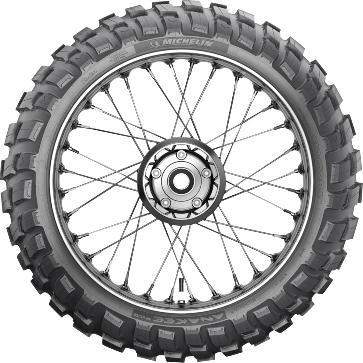 Michelin Tire Anakee Wild Rear 140/80 17 69 R Tl/Tt Rear Tire Michelin