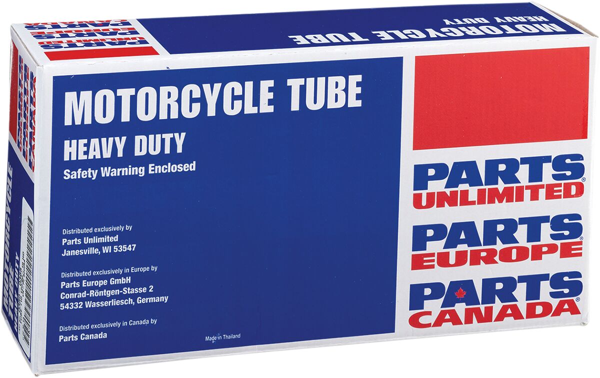 Parts Unlimited 19" Heavy Duty Rubber Tube Tr 4 Stem Type Fits 110/90 120/90 Tube Parts Unlimited
