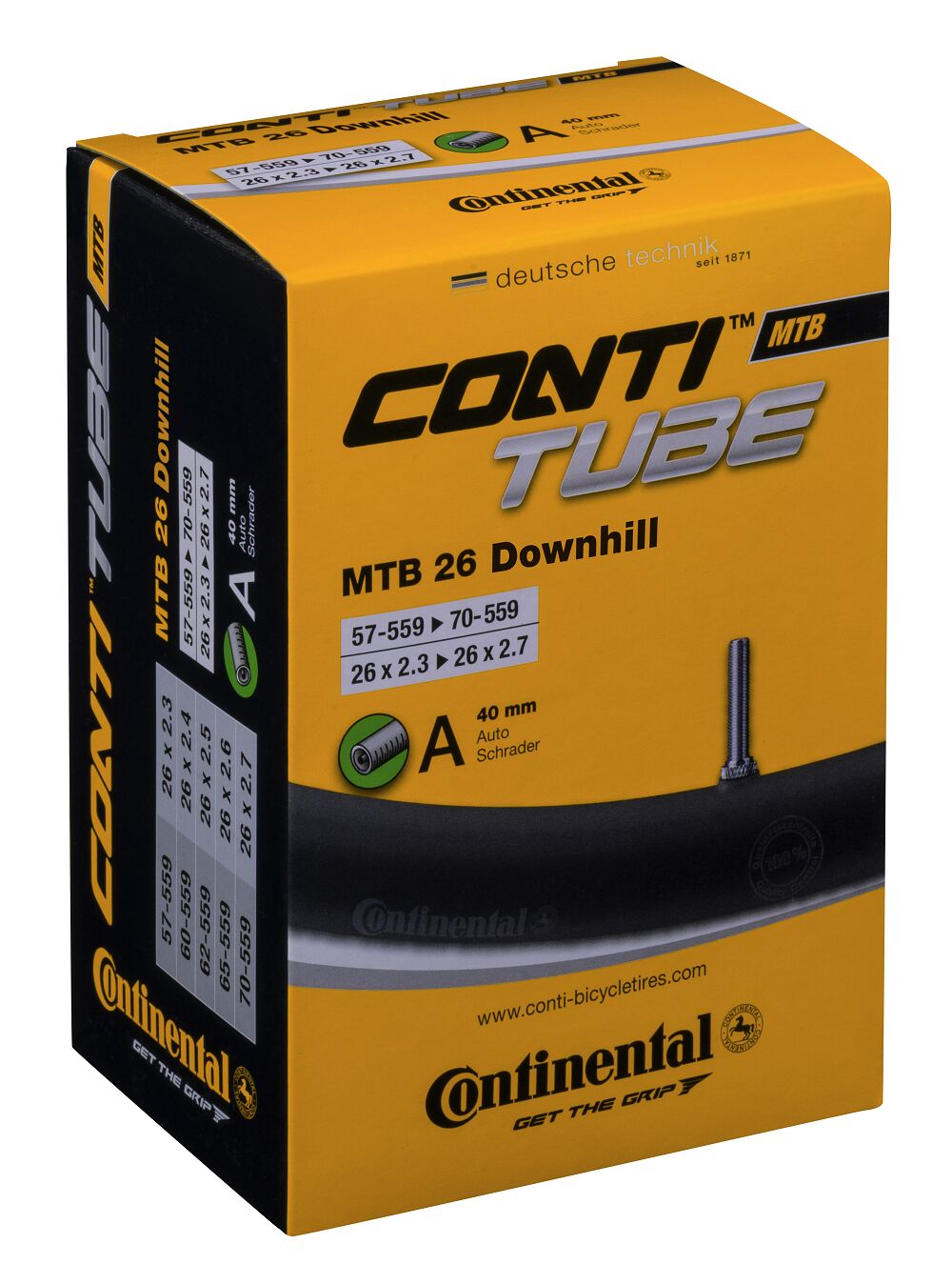 Continental Tube Mtb 26 57 559 >70 559 TUBE BICYCLE Continental