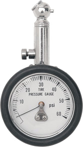 Drag Specialties Tire Pressure Gauge 60 Psi 45° Tire Inflation Drag Specialties