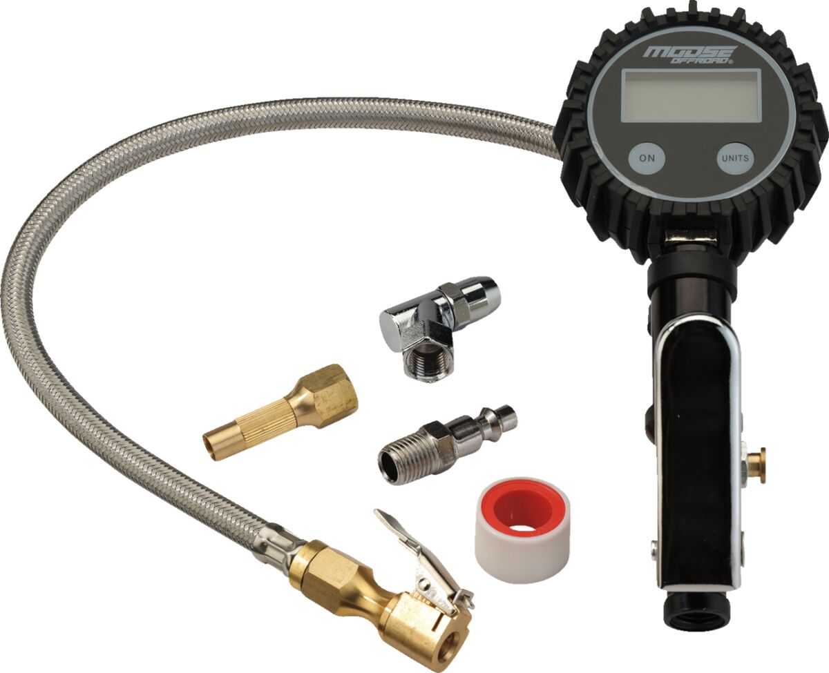 Moose Offroad Hard Parts Tire Inflator Gauge Moose Tire Inflation Moose Offroad Hard Parts