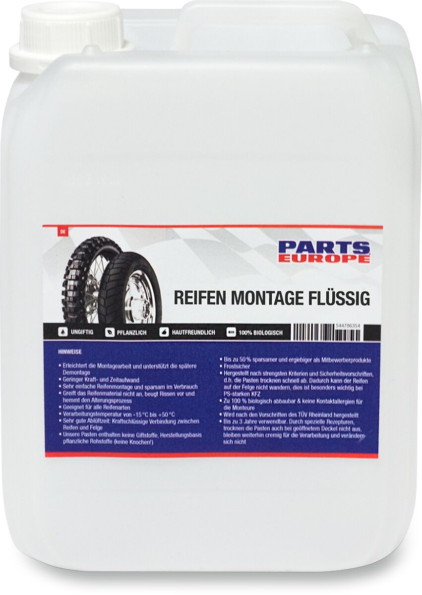 Parts Europe 5 Liter Mounting Paste Tire Tools Parts Europe