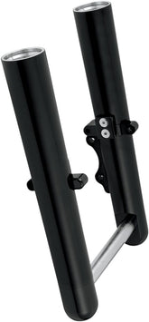Arlen Ness Smooth "Hot Leg" Fork Legs, Black - 08-13 Touring / Dual Disc Fork Lower Legs Arlen Ness