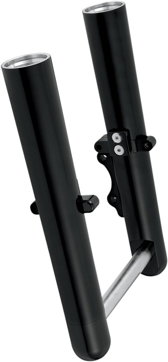 Arlen Ness Smooth "Hot Leg" Fork Legs, Black - 08-13 Touring / Dual Disc Fork Lower Legs Arlen Ness