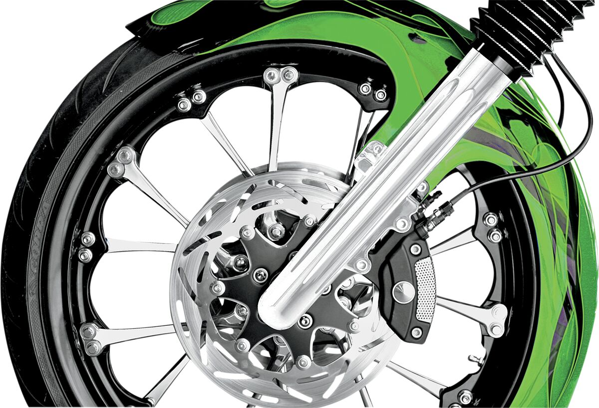 Fork Legs Hot Legs Deep Cut Dual Disc Chrome Arlen Ness