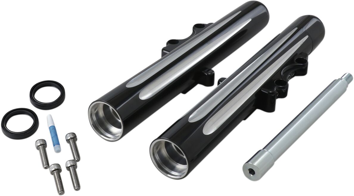 Fork Legs Hot Legs Deep Cut Dual Disc Black Arlen Ness Default Title