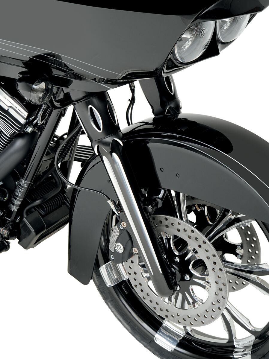 Fork Legs Hot Legs Deep Cut Dual Disc Black Arlen Ness