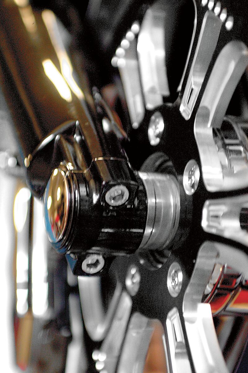 Klock Werks Axle Retainer Flh 00 13 Bk Wheel Axles Klock Werks