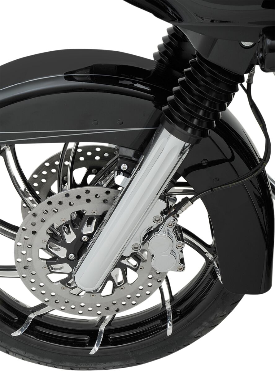 Arlen Ness Hot Leg Dc Flt Dual Chr Fender Rear Arlen Ness