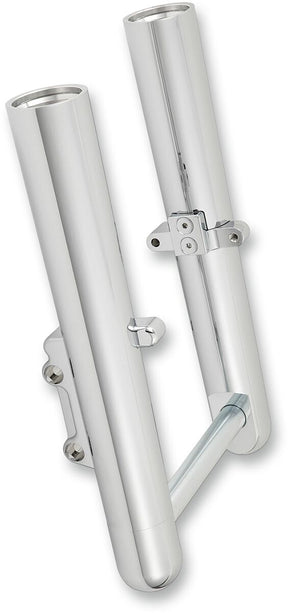 Arlen Ness Smooth "Hot Leg" Fork Legs, Chrome - 14+ Touring / Dual Disc Fender Rear Arlen Ness