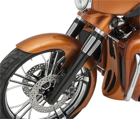 Arlen Ness Smooth "Hot Leg" Fork Legs, Black - 14+ Touring / Dual Disc Fender Rear Arlen Ness