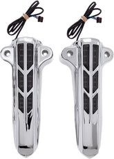 Ciro Fork Lower Leg Covers Lighted Chrome Fork Panels Covers Skins Ciro