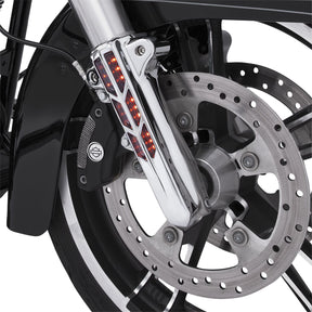 Ciro Fork Lower Leg Covers Lighted Chrome Fork Panels Covers Skins Ciro