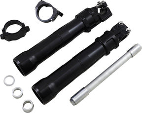 Alloy Art Leg Lower 49 Mm Abs Blk Fl Fork Lower Legs Alloy Art