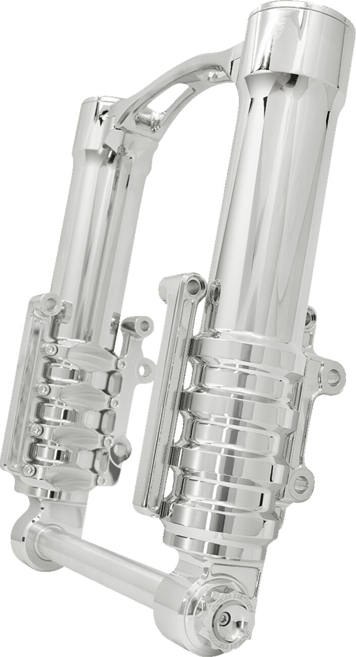Arlen Ness Method® "No Flex" Fork Legs, Chrome - 14-23 Touring Fork Lower Legs Arlen Ness