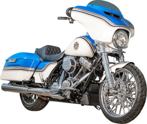 Arlen Ness Method® "No Flex" Fork Legs, Chrome - 14-23 Touring Fork Lower Legs Arlen Ness