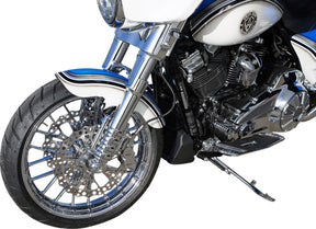 Arlen Ness Method® "No Flex" Fork Legs, Chrome - 14-23 Touring Fork Lower Legs Arlen Ness