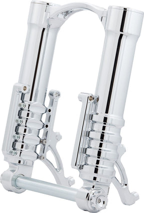 Arlen Ness Method® "No Flex" Fork Legs, Chrome - 14-23 Touring Fork Lower Legs Arlen Ness