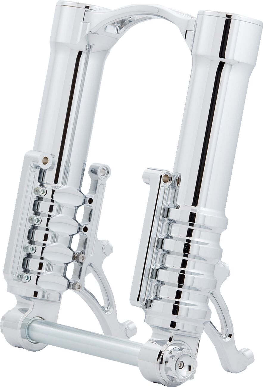 Arlen Ness Method® "No Flex" Fork Legs, Chrome - 14-23 Touring Fork Lower Legs Arlen Ness