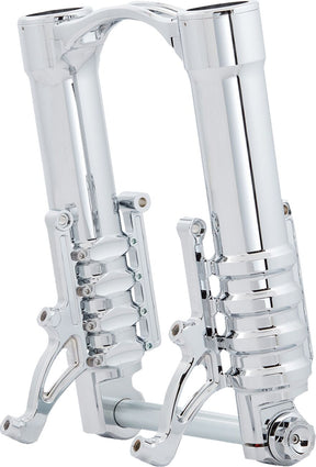 Arlen Ness Method® "No Flex" Fork Legs, Chrome - 14-23 Touring Fork Lower Legs Arlen Ness