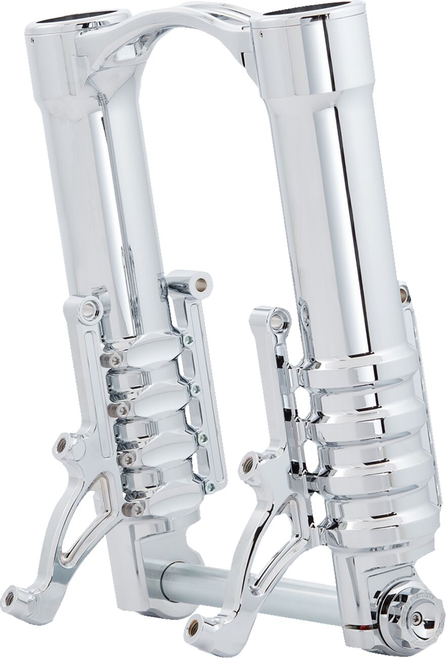 Arlen Ness Method® "No Flex" Fork Legs, Chrome - 14-23 Touring Fork Lower Legs Arlen Ness